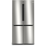 Side by side Bosch KFN96VPEA, Multidoor, 605 l, No Frost, Clasa E, Iluminare LED, VitaFresh, H 183 cm, Inox antiamprenta