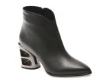 Botine FLAVIA PASSINI negre, 1065, din piele naturala