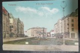 Carte postala, circulata, color, Timisoara Bdul Regele Ferdinand, 1926