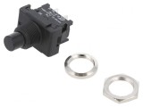Comutator Apăsare SPST-NC 6A 250V IP40