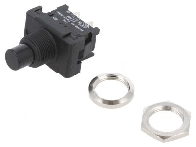 Comutator Apăsare SPST-NC 6A 250V IP40 foto