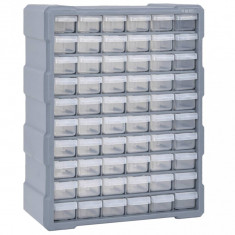 vidaXL Organizator cu 60 de sertare, 38 x 16 x 47,5 cm