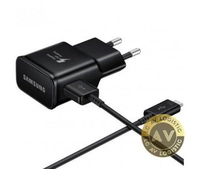 Incarcator Retea cu Cablu USB-C Samsung EP-TA200B + DG970BBE 15W 2A 1 x USB-A Negru GP-PTU023DYBBQ foto