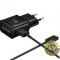Incarcator Retea cu Cablu USB-C Samsung EP-TA200B + DG970BBE 15W 2A 1 x USB-A Negru GP-PTU023DYBBQ