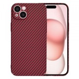 Husa pentru Apple iPhone 15, Techsuit, Carbonite FiberShell, Rosie