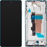 Cumpara ieftin Display cu Touchscreen Xiaomi Poco F5, cu Rama, Albastru, Service Pack 560003M16T00