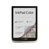 E-Book Reader PocketBook Inkpad Color, Ecran E Ink Kaleido 7.8inch, Procesor 1GHz, 16GB, 1GB RAM, Bluetooth (Argintiu)