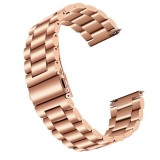 Cumpara ieftin Curea metalica compatibila Huawei Watch GT 2 46mm, telescoape QR, 22mm, Rose Gold
