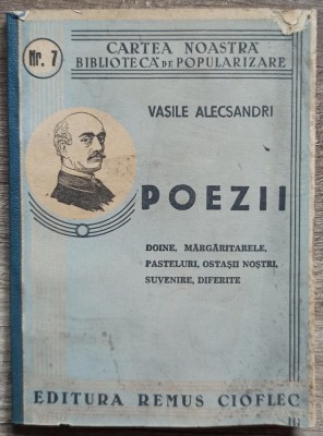 Poezii - Vasile Alecsandri// 1943 foto