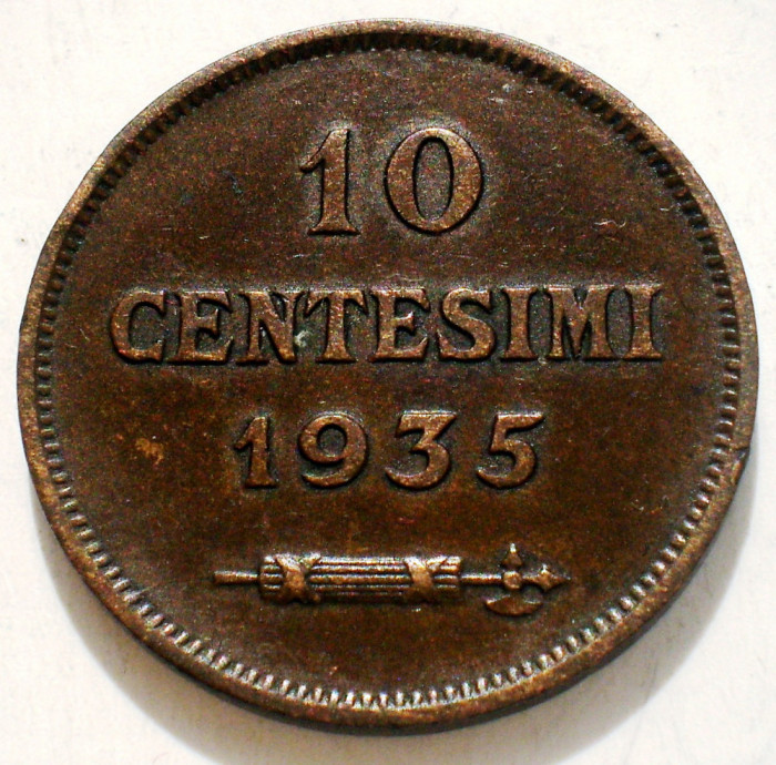 A.184 SAN MARINO 10 CENTESIMI 1935