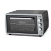 Cuptor electric Hausberg, 1400 W, 55 L, 3 programe, 320 C, inaltime tavi reglabila, termostat, cronometru, Gri/Negru