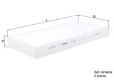 MAHLE LA 426/S Filtru, aer habitaclu