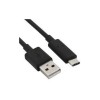 CABLU DE DATE MICROUSB TYPE-C, 3 METRI, NEGRU BULK