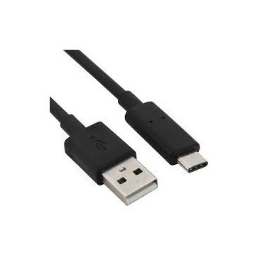CABLU DE DATE MICROUSB TYPE-C, 3 METRI, NEGRU BULK foto