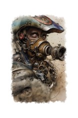 Sticker decorativ, Cyborg, Maro, 85 cm, 6663ST foto
