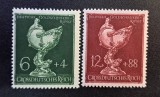 Germania (Grossdeutsches Reich 1944) Seria Completă "Deutsche Goldschmiedekunst" (6+4Pf Verde &amp; 12+88Pf Roșu, MINT / Neștampilate) CLK1