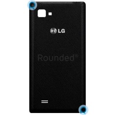 Capac baterie LG P880 Optimus 4X HD, carcasa bateriei piesa de schimb neagra BATC