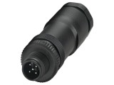 Conector M12 mufă, 5 pini, drept, IP67, terminal cu şurub