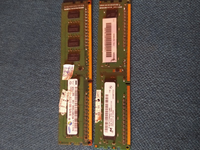 Memorie Ram 2x2 GB (4GB) DDR3 1333MHZ Samsung si Lenovo foto
