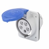 Priza ST unghi 10 3P+E 16A Gewiss 230V GW62206H
