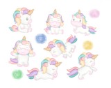 Cumpara ieftin Sticker decorativ Unicorn, Multicolor, 120 cm, 1236-1ST, Oem