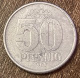 C50 - Moneda foarte veche - Germania Democrata DDR - 50 pfennig - 1958