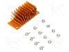 Radiator extrudat, aluminiu, 23mm x 58mm, auriu, Advanced Thermal Solutions - ATS-1186-C1-R0 foto