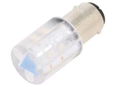 Lampă de control LED albastru 24V foto