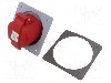 Conector alimentare AC, IEC 60309, IP44, 32A, 415V AC, 5 pini, AMPHENOL - 2CMA193283R1000