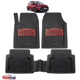 Hyundai Bayon Covorase Auto TeamCar&reg;- Cauciuc Tip Tavita/ Red