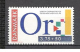Danemarca.1992 50 ani Asociatia dislexicilor KD.38