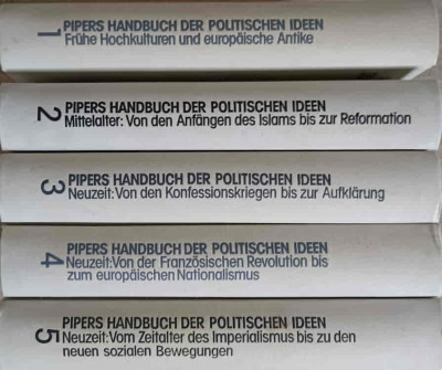 PIPERS HANDBUCH DER POLITISCHEN IDEEN VOL.1-5-IRING FETSCHER, HERFRIED MUNKLER-245587 foto