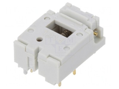 Comutator tastatură SPDT alb 24VDC PCB foto