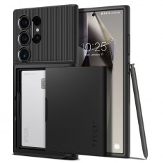 Husa Spigen Slim Armor CS pentru Samsung Galaxy S24 Ultra Negru