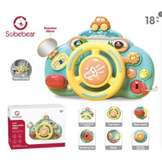 Volan interactiv pentru copii cu sunete, melodii si functii educative