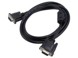 Cablu D-Sub 15pin HD negru 1,8m cu mufe la ambele capete