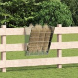 vidaXL Feeder pentru F&acirc;n Suspendat Argintiu 61 x 33 x 66 cm 874635