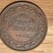 Canada - moneda de colectie - 1 cent 1911 George V bronz - an unic de batere !