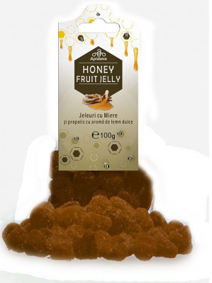 JELEURI MIERE,PROPOLIS&amp;amp;LEMN DULCE 100GR foto