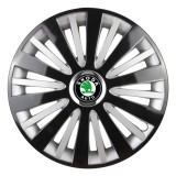 Set 4 Capace Roti, potrivite jantelor de R14, pentru Skoda, model falcon dual