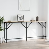Cumpara ieftin Masă consolă, stejar sonoma, 180x23x75 cm, lemn prelucrat