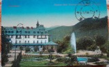 Carte postala, Calimanesti, Hotelul Soci Govora Calimanesti si parcul, perioada interbelica