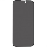 Folie sticla protectie ecran Privacy Full Glue margini negre pentru Apple iPhone 16 Pro Max