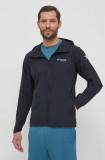 Columbia windbreaker Loop Trail II culoarea negru, 2071231