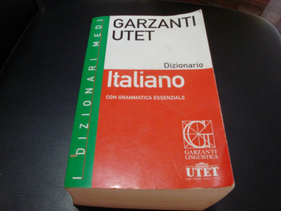 Dizionario Italiano con grammatica essenziale - dictionar italian-1514 pag -2004 foto