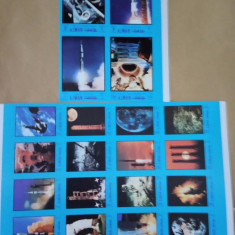 AJMAN, SPACE - SERIE COMPLETĂ MNH IMPERF.