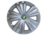 Cumpara ieftin Set 4 capace roti Glory Gri R15 pentru gama auto Skoda, Autohelix MSA