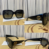 Ochelari de soare, Plastic, Negru, Gucci