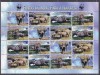 DB1 Fauna Mozambic WWF Elefanti MS MNH, Nestampilat