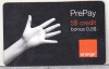 Bnk card Romania - Orange - 5+0.5 $ - 12/08 - RO-ORA-REF-0003-0812A